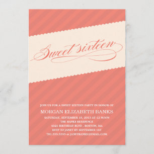 TIRA RÚSTICA   INVITACIÓN DULCE DIECISÉIS
