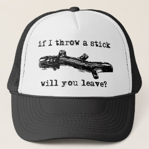 Tira un palo Sombrero divertido Humor