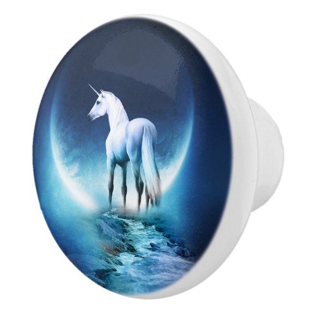 Tirador cerámico de unicornio (Derecha)