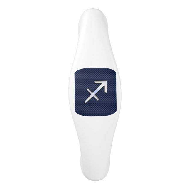 Tirador De Armario De Cerámica Rótulo Sagittarius Zodiac sobre la impresión de fi (Anverso)