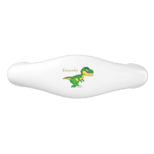 Tirador De Cajón De Cerámica Dinosaur Cute Boys Decoración Azul Dormitorio