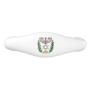 Tirador De Cajón De Cerámica Magen persa David Menorah