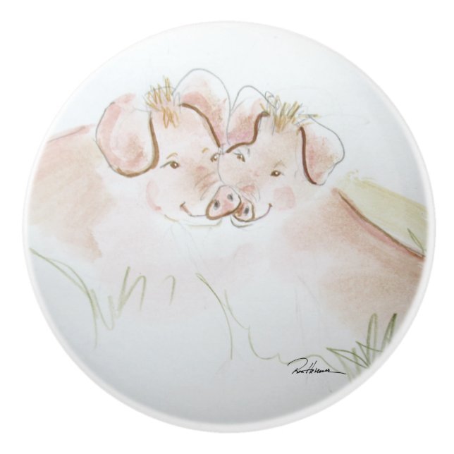 Tirador de cerámica (Anverso)