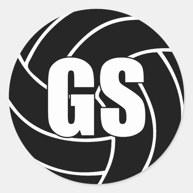 Tirador de objetivos de Netball, GS, Pegatinas de  (Anverso)