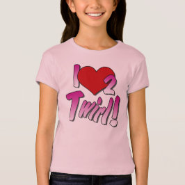 Tiradores de tambores, camiseta de Twirling de amo