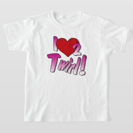 Tiradores de tambores, camiseta de Twirling de amo