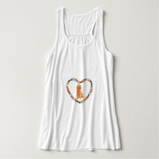 Tirantes Camiseta con asombrosa huella de perro