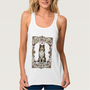 Tirantes Camiseta de Amante de Perro Collie con Cita de Gra