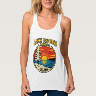 Tirantes Camiseta sin mangas blanca para mujer con puesta d
