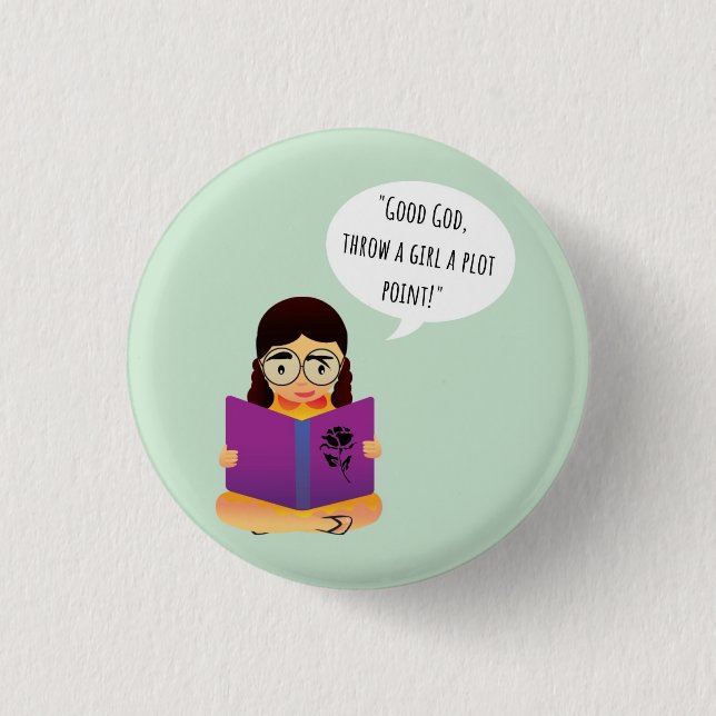 Tirar un botón Chica de un punto de trazado (Anverso)