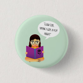 Tirar un botón Chica de un punto de trazado