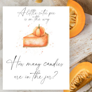 Tiras cortas de calabaza - adivina cuántos Posters