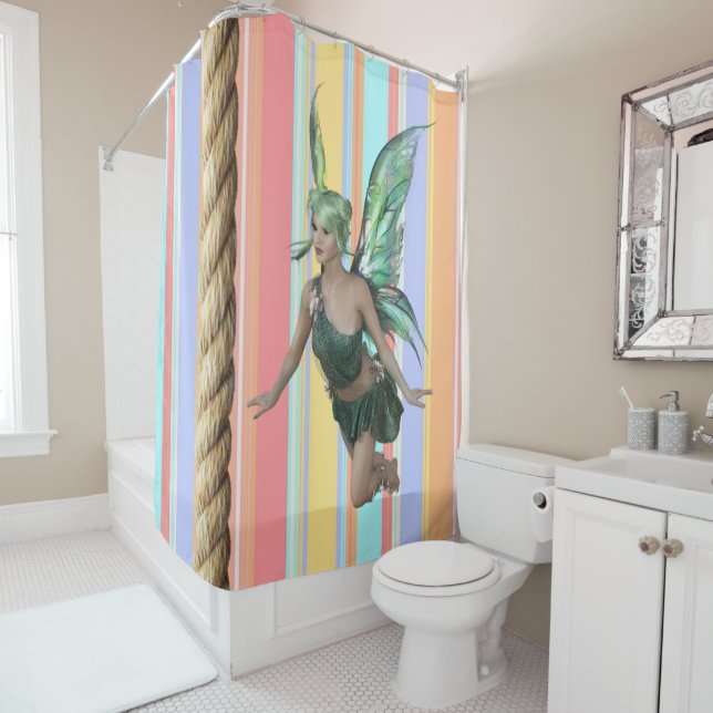 Tiras de cortina de ducha (In situ)