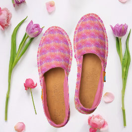 Tiras de flores rosadas de margarita patrón Espadr