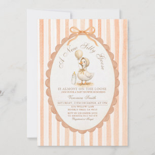 Tiras de melocotón de ganso tonto y Invitación de 