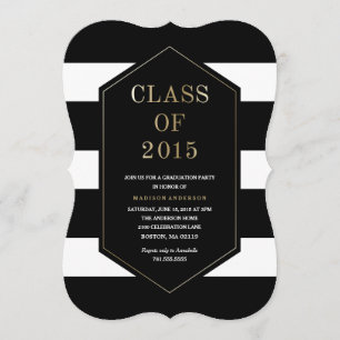 Tiras de Moda Invitación a la graduación