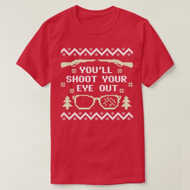 Tiras la vista Navidades Sweater (Diseño del anverso)