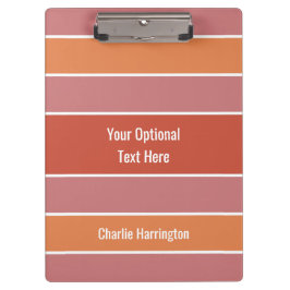 Tiras Patrón nombre personalizado portapapeles