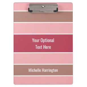 Tiras Patrón nombre personalizado portapapeles