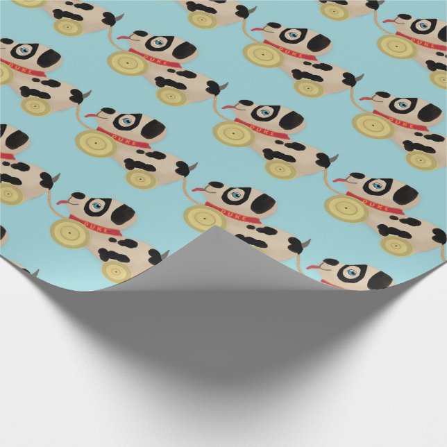 Tire alrededor del duque papel de regalo (Esquina)