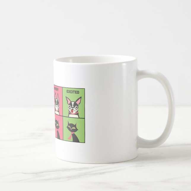 Tire de mi pata - blanco taza blanca clásica de 11 (Derecha)