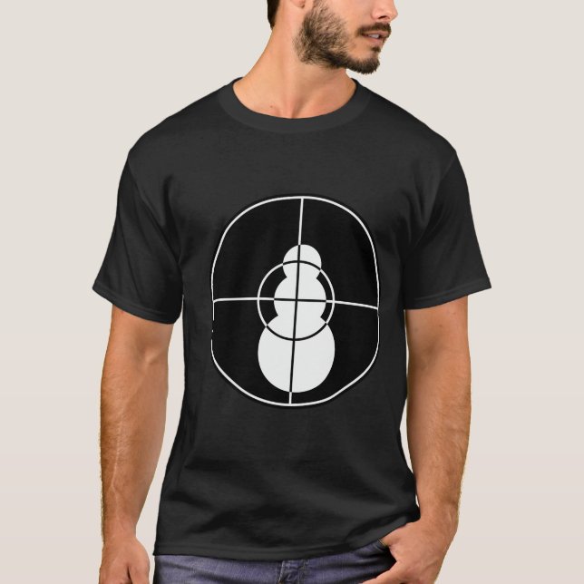 Tiré esa camiseta (negra) del muñeco de nieve (Anverso)