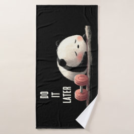 Tired Panda Gym – Cute Funny Workout Art