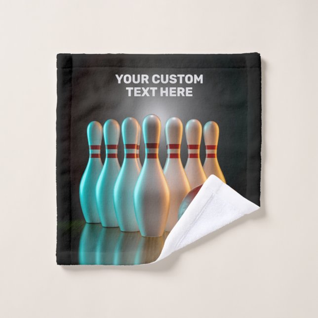 Tiro de bolos de texto personalizado (Toallita)