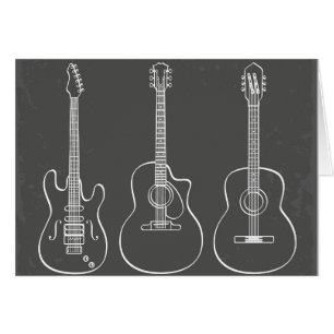 Tiro de guitarra retro grunge