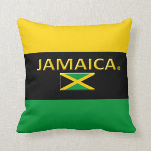 Tiro moderno del diseñador de Jamaica o almohadas