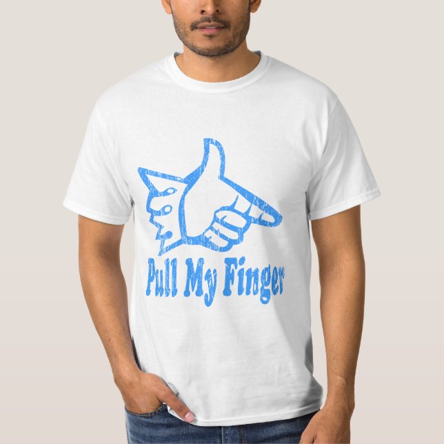 Tirón clásico mi camiseta del dedo (Anverso)