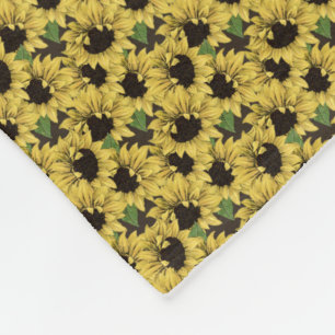 Tiros modelados girasol de las mantas del país