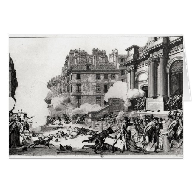 Tiroteo antes de la iglesia St. Roch en París (Anverso (Horizontal))