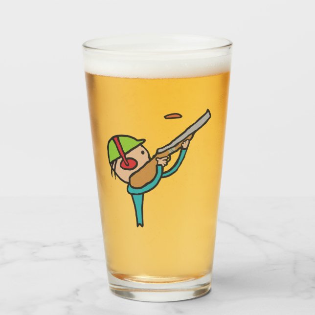 Tiroteo con trampa de pichón de arcilla (Anverso (lleno))