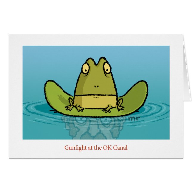 Tiroteo en la tarjeta aceptable del canal (Anverso (Horizontal))