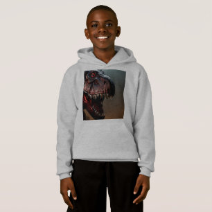 Tirrannosaurus Rex Scary Face, Kids Hoodie