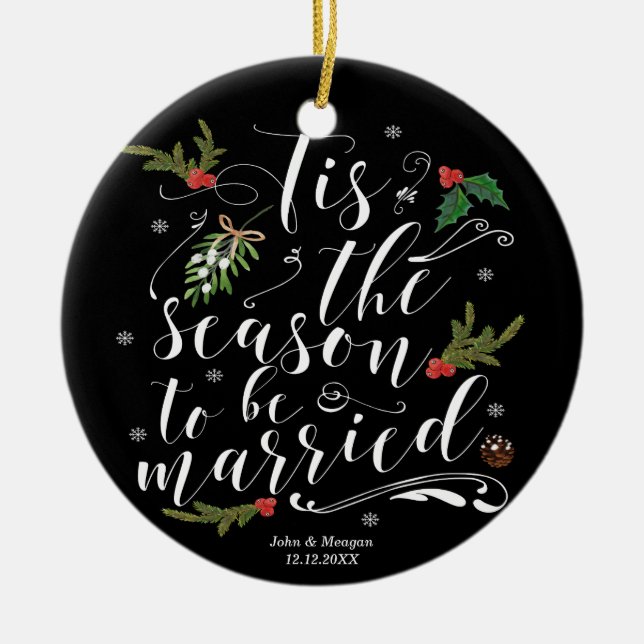 Tis el primer ornamento del árbol de navidad de la (Frente)