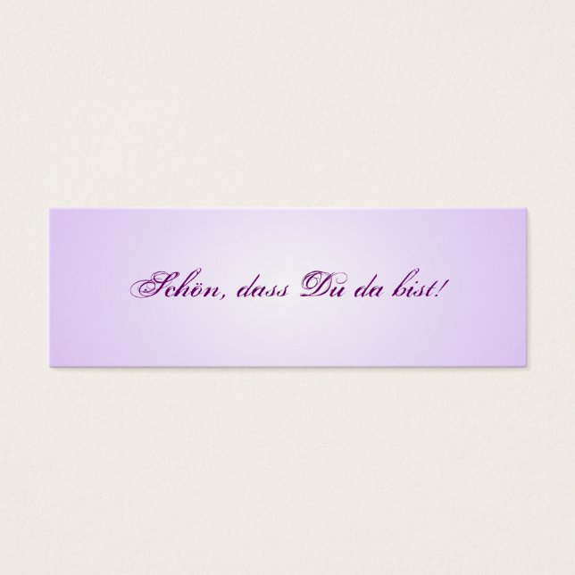 Tischkarten pequeños para el tablero de boda (Frente)