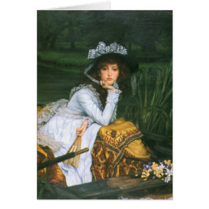 Tissot: Señora joven en un barco