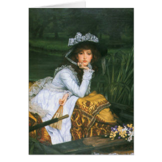 Tissot: Señora joven en un barco