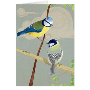 Tit azul y grande