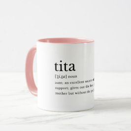 Tita Definición Filipina Tía Regalo Taza