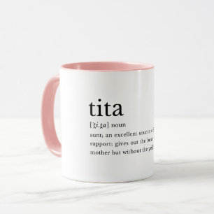 Tita Definición Filipina Tía Regalo Taza