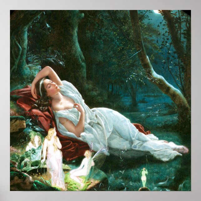 Titania durmiendo a la luz de la luna - Arte Simmo (Frente)
