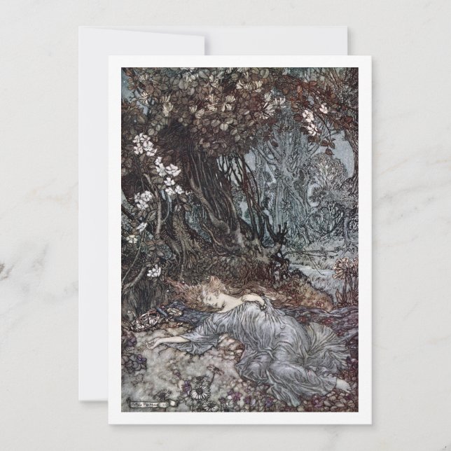 Titania Lying Asleep (Anverso)