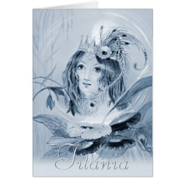 Titania (Meadows, Shakespeare) Tarjeta de hadas CC