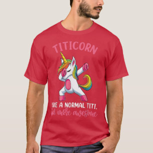 Titicorn Camisetas de Titi Unicorn, divertida unic