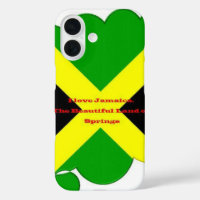 Amo Jamaica | Arte de tipografía de bandera audaz 