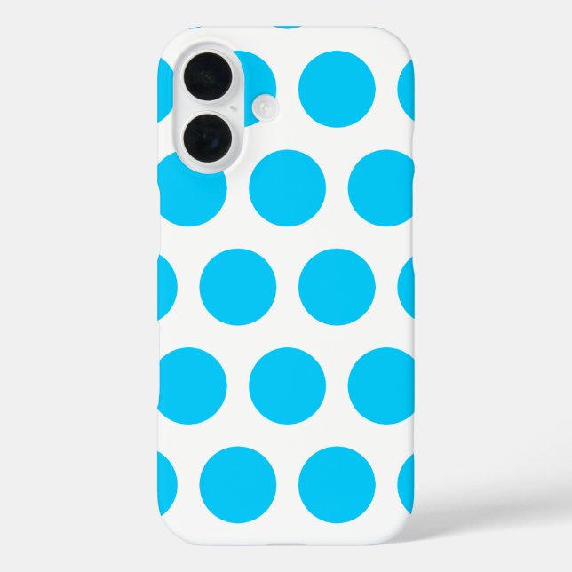 title_seo2 Aqua Blue Big Dots (Reverso )