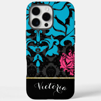 title_seo2 Aqua rosa negro y oro barroco personalizado